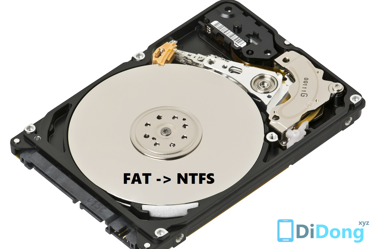 Chuyển từ FAT32 sang NTFS không mất dữ liệu