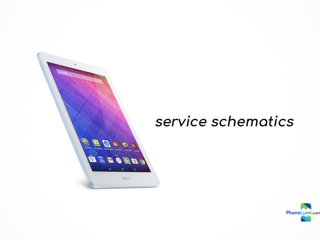 Acer Iconia One 8 B1-850 service schematics